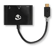 Nedis USB Adapter USB 3.2 Gen 1 USB-CT Male HDMIT Output/USB-A Female/USB-CT Female 5 Gbps 0.20 m Ro
