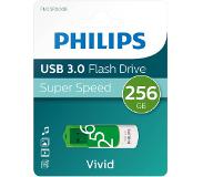 Philips Usb Stick 3.0 256gb - Vivid - Groen - Fm25fd00b