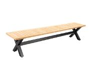 Yoi Tuinbank Yoi Wakai Dark Grey Teak 217 x 45 cm