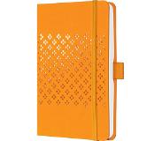 Sigel Jolie Impress - agenda 2023 - weekagenda - A6 - 4-talig - mango orange - hardcover