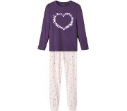 Name it Purple Heart Pyjama Blauw 18-24 Months Meisje