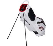 Callaway Hyperlite Zero Double Strap Standbag 2022 - Wit Zwart Rood