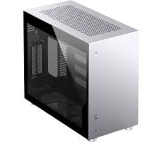 Jonsbo V10-G Silver Mini-tower Gaming-behuizing, Behuizing Zilver