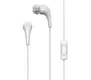 Motorola Sound In-Ear Oordopjes - 2-S - Wit - Noise Isolation - Comfortabele en Lichtgewicht Pasvorm - Oordopjes met Draad - In-Line Microfoon - Handsfree Bellen
