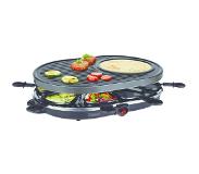 Royalty Line Gourmetstel/Raclette - Bakplaat - Grill - 8 Personen - 1200W
