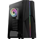 Aerocool Mecha ARGB v2 tower-behuizing 2x USB-A 3.2 (5 Gbit/s), 2x Audio, Window-kit