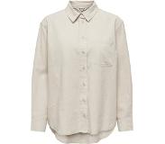 ONLY Lange blouse ONLTOKYO L/S LINEN BLEND SHIRT