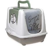 Simon´s Cat - Grijs/ groen/ wit - Simon's Cat Kattenbak