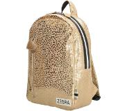 Zebra Meisjes rugzak (M) - Goud luipaard. Maat M