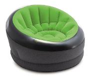 Intex opblaasbare loungestoel 112 cm vinyl grijs/groen