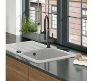 Villeroy & Boch Keukenmengkraan Villeroy en Boch Steel Expert Compact enkele hendel, 400mm