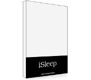 ISleep Kussenslopen Perkal Katoen - 2 Stuks - Wit