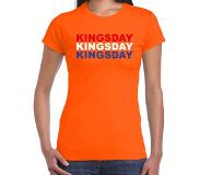 Bellatio Kingsday T-shirt Oranje Voor Dames - Koningsdag Shirts 2xl - Feestshirts