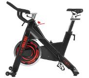 Gorilla Sports Indoor Cycling Bike Deluxe Zwart / rood verstelbaar