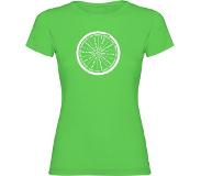 Kruskis Wheel Short Sleeve T-shirt Groen 2XL Vrouw