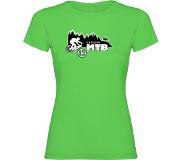 Kruskis Extreme Mtb Short Sleeve T-shirt Groen XL Vrouw