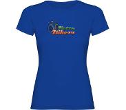Kruskis Retro Bikers Short Sleeve T-shirt Blauw S Vrouw