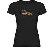 Kruskis Retro Bikers Short Sleeve T-shirt Zwart XL Vrouw