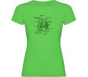 Kruskis Hotspots Short Sleeve T-shirt Groen M Vrouw