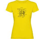 Kruskis Hotspots Short Sleeve T-shirt Geel XL Vrouw
