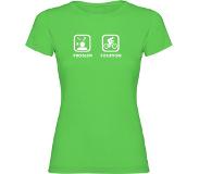 Kruskis Problem Solution Bike Short Sleeve T-shirt Groen L Vrouw