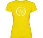 Kruskis Wheel Short Sleeve T-shirt Geel M Vrouw