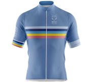 Otso Stripes Short Sleeve Jersey Blauw XL Man