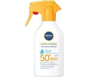 Nivea Sun Babies & Kids - Protect & Sensitive Spray - Factor SPF50+ - Zonnebrand handspray 270ml