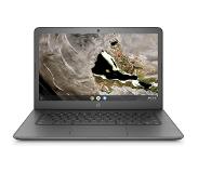 HP Chromebook 14A G5 A6-9220C 35,6 cm (14") Touchscreen Full HD AMD A6 8 GB DDR4-SDRAM 32 GB eMMC Wi-Fi 5 (802.11ac) ChromeOS Grijs