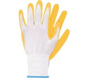 Talentools - Werkhandschoenen - Latex - Geel - Maat M