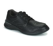 Clarks Sneaker Clarks Men Donaway Edge Black Leather-Schoenmaat 45
