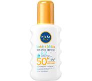 Nivea Sun Babies & Kids - Protect & Sensitive Spray - Factor SPF50+ - Zonnebrand spray 200ml