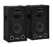 vidaXL Hifi-podiumluidsprekers 2 st passief professioneel 800 W zwart
