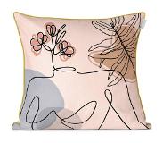 HF Living Kussenhoes Femme | HF Living katoen multicolour 50x50 cm kussenhoezen | NADUVI