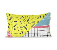 HF Living Kussenhoes Squiggles | HF Living katoen multicolour 30x50 cm kussenhoezen | NADUVI