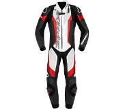 Spidi Laser Pro Perforated Wit Zwart Rood 1 Piece Racing 48