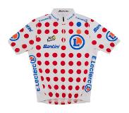 Santini Tour De France Overall Leader 2022 Short Sleeve Jersey Wit 9 Years