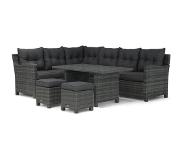 Garden Collections Houston U-vorm loungeset 9-delig