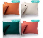 Presence 2-PACK Kussenslopen Percale Katoen Kleur: Off White