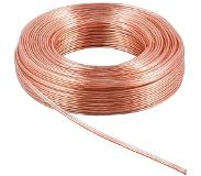Pro Luidspreker kabel (CCA) - 2x 4,00mm² / transparant - 10 meter