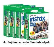 Fujifilm Instax Wide Film - 4 pack 10 x 2 ikt voor 80 foto's