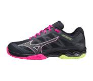 Mizuno Padelschoen Mizuno Women Wave Exceed Light Padel Ebony Pink Glow Neon Lime-Schoenmaat 37