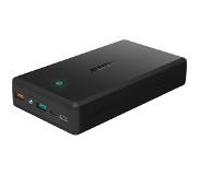 Aukey USB C Power Bank 30000 mAh, draagbare oplader met snelladen 3.0, batterij compatibel met Nintendo Switch, iPhone Xs / XS Max, Samsung