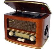 Roadstar HRA1500 UEMP Vintage Houten Hifi System - FM Radio, CD speler en USB