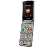 Gigaset GL590 - Mobiele telefoon voor ouderen - met noodknop - oplaadstation - 3 snelkiesnummer Grijs
