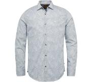 Pme Casual Overhemd Heren LM Blauw | Maat: XXXL | 100% katoen