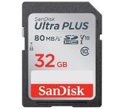 SanDisk Ultra Plus SDHC / SDXC 32 GB 80 MB/s