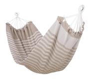 In the Mood | Hangmat Silvia katoen beige 230x120 cm hangmatten | NADUVI