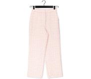 NA-KD Pantalon Tweed Suit Pants Lichtroze Dames | Maat 40