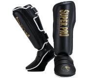 Super Pro Combat Gear Scheenbeschermer Protector SE Zwart/Goud/Wit
